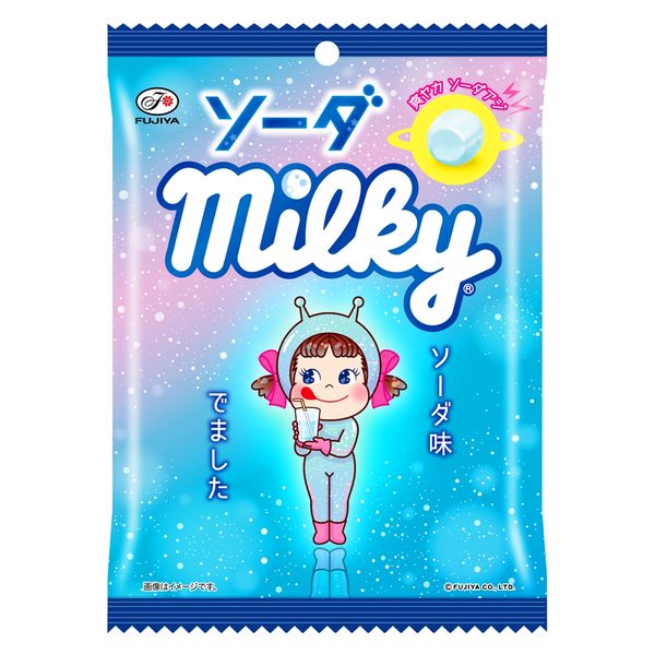 Ириски со вкусом содовой "Milky" Fujiya, 76 гр.