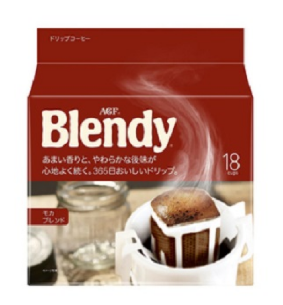 картинка Кофе Бленди Майлд Мокка молотый, AGF, 126 гр. (фильтр пакеты 7 гр.*18 шт) от магазина Данран
